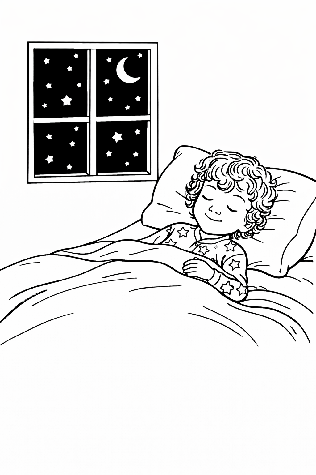 Inside page 3 of the Pirate Adventure personalised colouring book