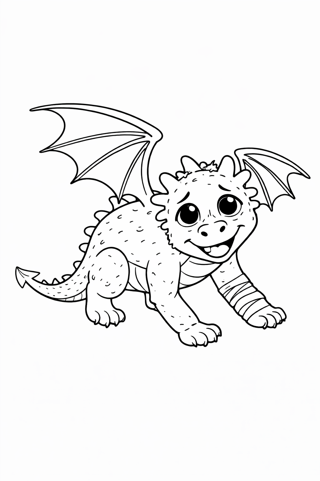 Inside page 7 of the Magical Adventure personalised colouring book