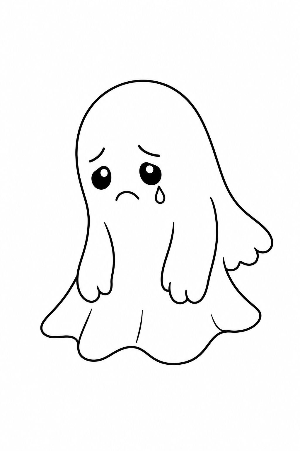 Inside page 5 of the The Lost Boo personalised colouring book